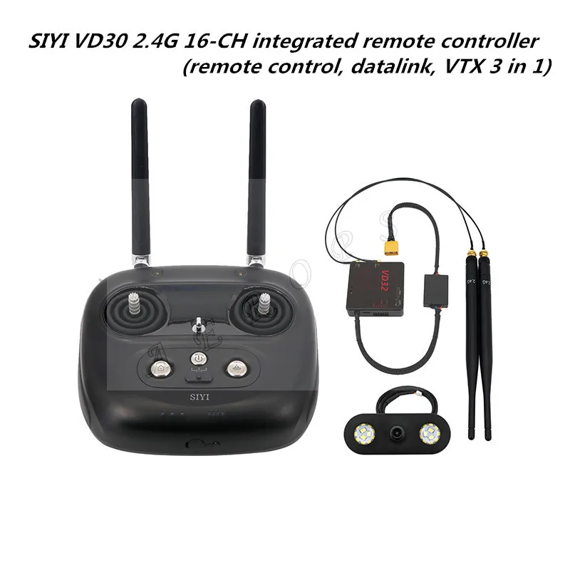 Aerops SIYI VD30 2,4G 16-канальный S. bus FPV интегрированный радиоконтроль Datalink VTX 3 в 1 для FPV сельскохозяйственный распылительный Дрон БПЛА