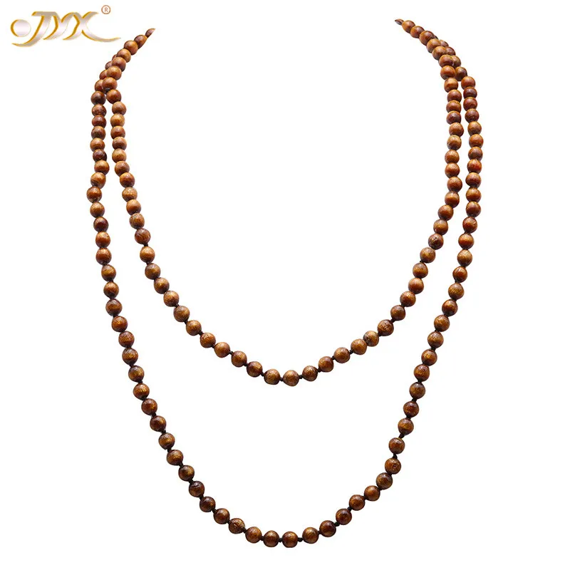 Ожерелье JYX из редкого золотого коралла длиной 7 мм необычное Золотое коралловое