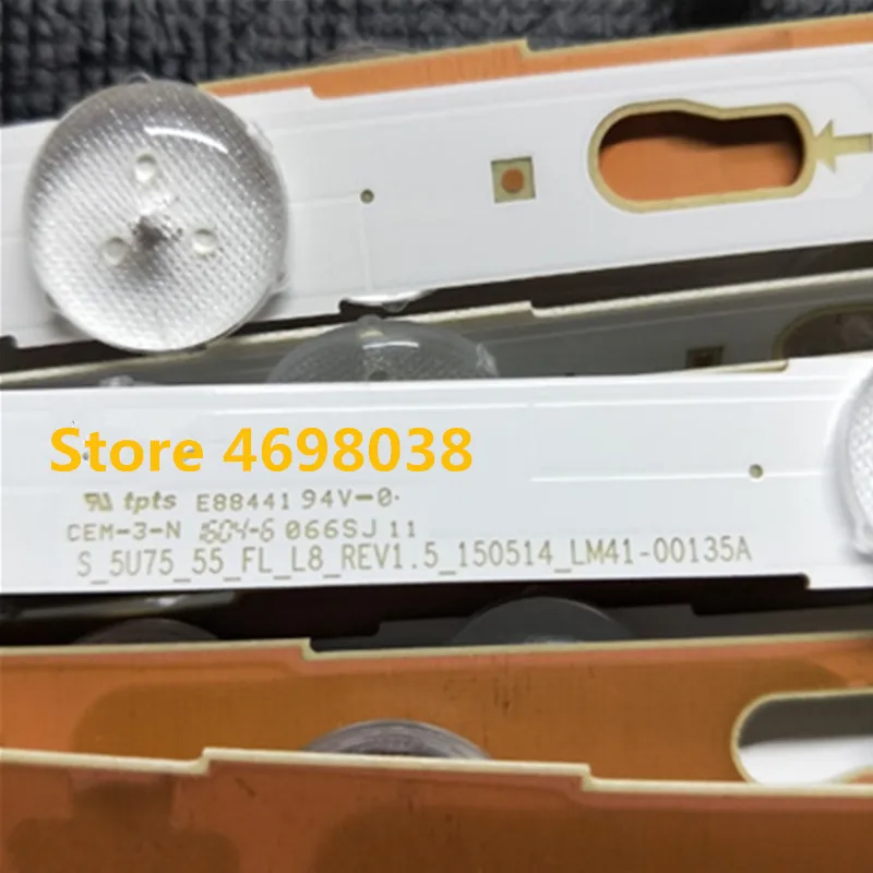 12 шт./компл. Светодиодная панель UA55MU6990JXXZ UA55JU5920 подсветка S-5U75-55-FL-R6/L8-REV1.5 LM41-00135A