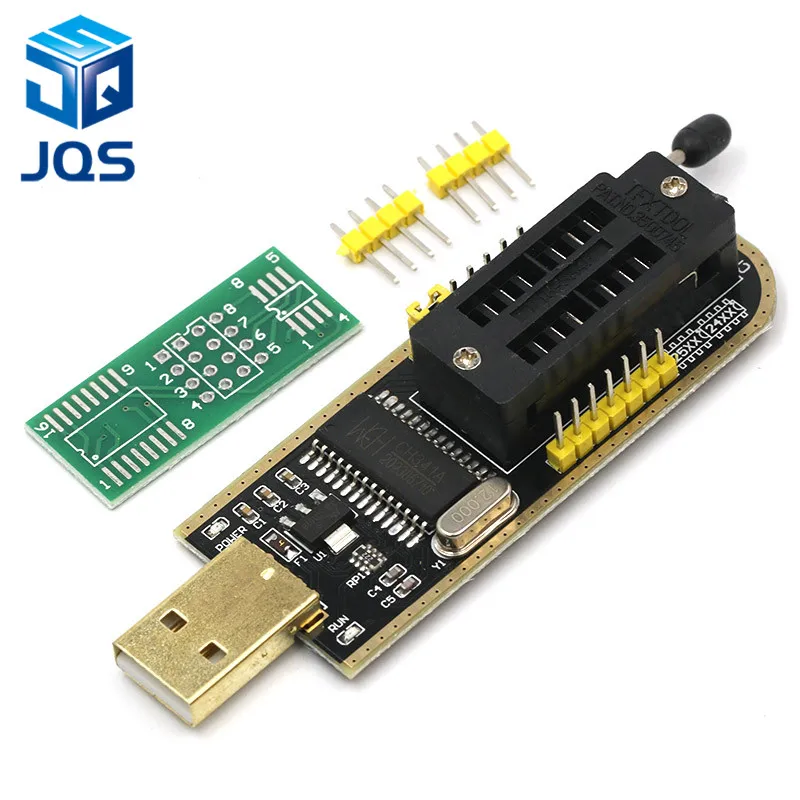 CH341A CH341A 24 25 серии EEPROM флэш-память биос USB программист модуль+ SOIC8 SOP8 тестовый зажим для EEPROM 93CXX/25CXX/24CXX - Цвет: CH341A