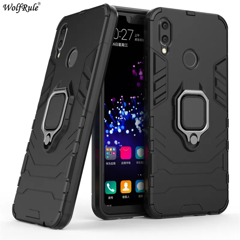 

Cover Huawei Nova 3i Case Ring Holder Armor Bumper Housings Phone Case For Huawei P Smart Plus Cover P Smart+ Nova 3i 6.3''