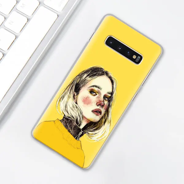 015 Художественный эстетический Ван Гог Мона Лиза чехол для телефона для samsung Galaxy S10e S10 Plus S7 S8 S9 Plus Note 8 9 M10 M20 M30 жесткий чехол - Цвет: 015