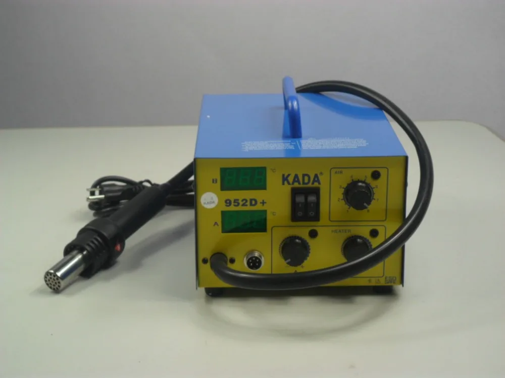 220В без свинца двойной цифровой дисплей SMD паяльная станция KADA 952D + горячий воздух
