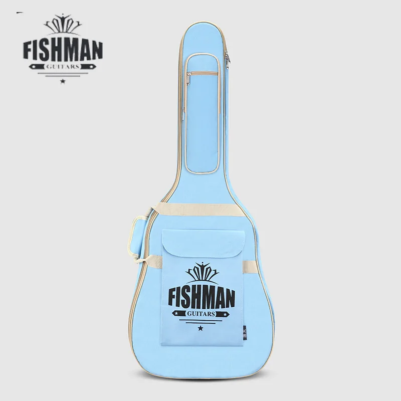 blue 40/дюймов 41 дюймов гитарная сумка утолщенная народная Flattop Balladry steel-string Акустическая классическая 40 41 водостойкая гитарная сумка рюкзак чехол нагитару чехол для гитары классический чехлы для гитар - Цвет: blue