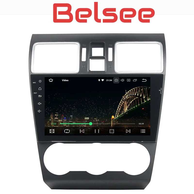 Автомобильный мультимедийный радиоплеер Belsee Android 10 стерео головное устройство 8