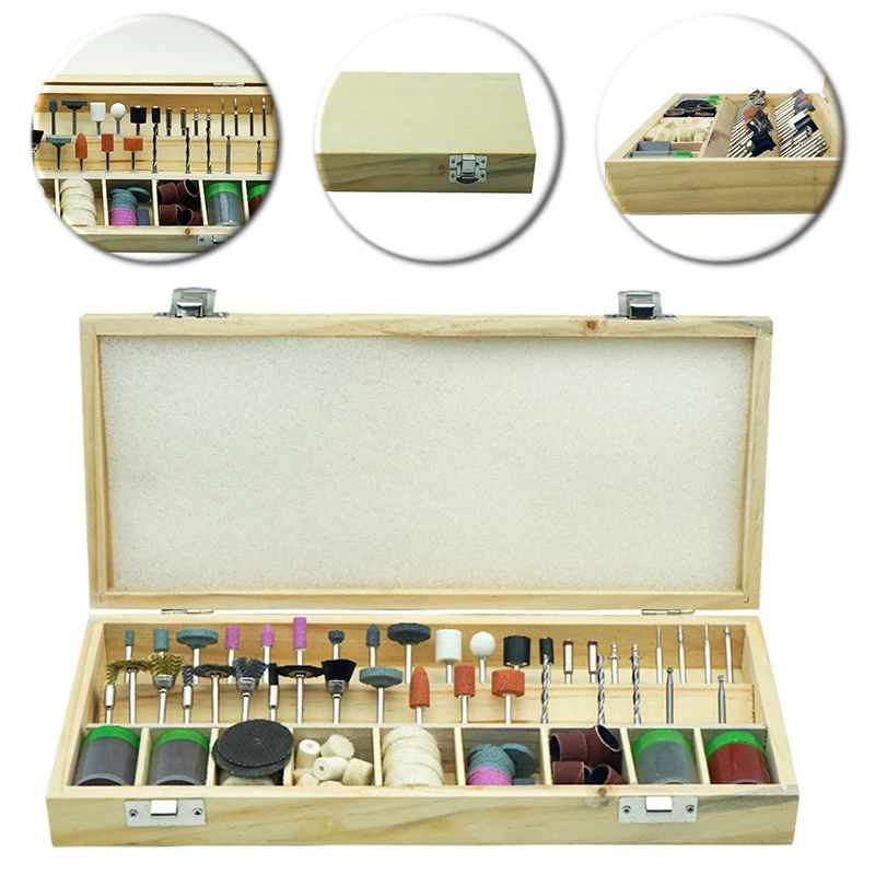 200 шт. набор аксессуаров для шлифования подходит очистки металлической