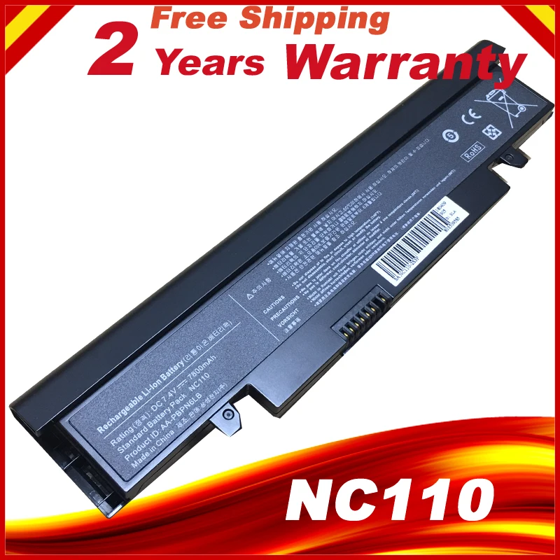 6600 мАч аккумулятор ноутбука AA PBPN6LW PBPN6LS PBPN6LB PLPN6LS PLPN6LB для Samsung NC210 NC215S NC215 NC208 NC111