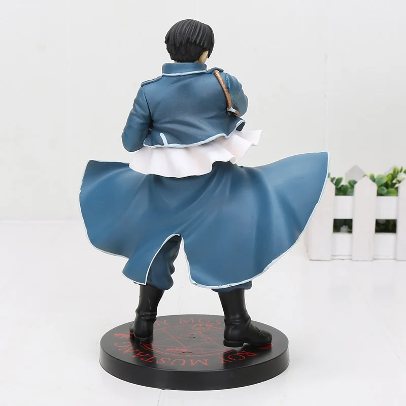 18 см цельнометаллическая экшн фигурка Alchemist Roy Mustang из ПВХ Коллекционная модель