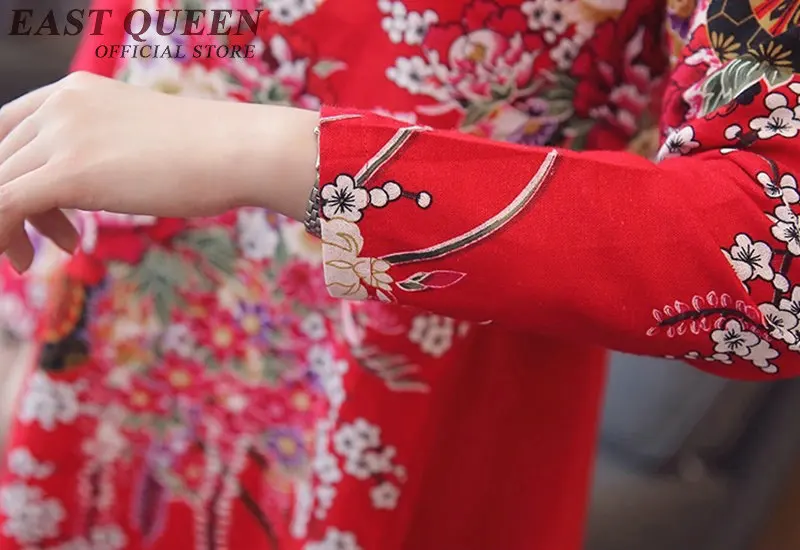 Cheongsam qipao китайское оригинальное платье китайская женская традиционная китайская одежда qi pao дамские летние платья DD046