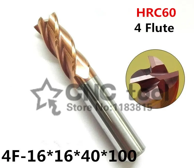 4f 16 hrc60 твердосплавная Концевая мельница оригинальный продукт квадратный