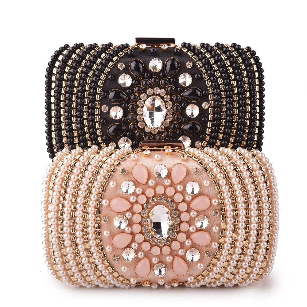 

black/pink Crystal diamond Evening Clutch Bags For Women Clutches Wedding Purse Rhinestones Wedding Evening Party Bags Handbags
