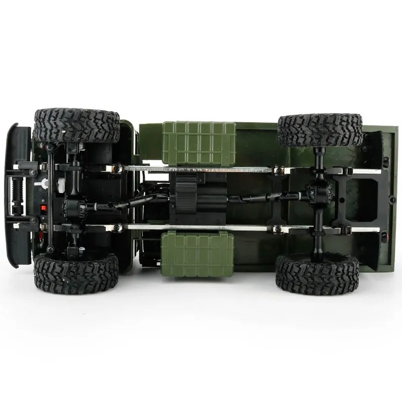 2 4G 4WD военный грузовик 1:16 РАДИОУПРАВЛЯЕМАЯ модель автомобиля внедорожный