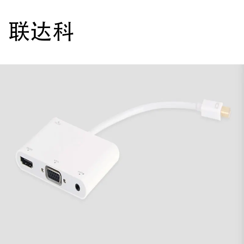 Liandake MiniDP к HDMI/VGA конвертер линии Lightning интерфейс подключен Apple Computer проектор ТВ -