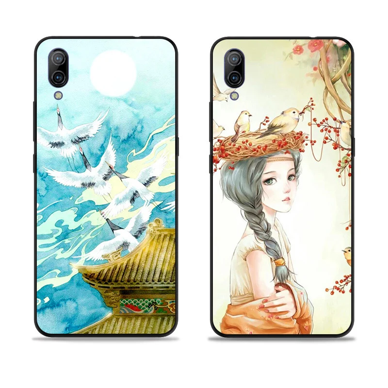 Чехол для телефона Vivo X23 прозрачный чехол с мультяшным рисунком мягкий