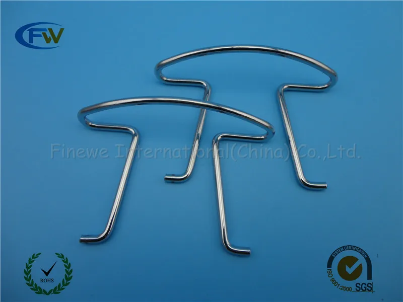 Производство под заказ светильник хромированная проволочная формовочная