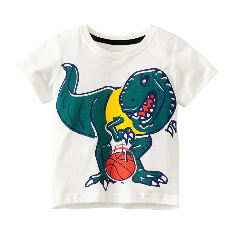 Летние топы для мальчиков и девочек одежда маленьких 2019 детская футболка
