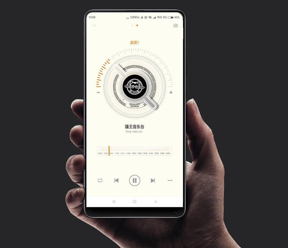 Xiaomi Смарт радио Ретро Футуризм сеть FM станция HIFI уровень заряда Bluetooth звуковые колонки AUX Wifi Интернет портативный радио