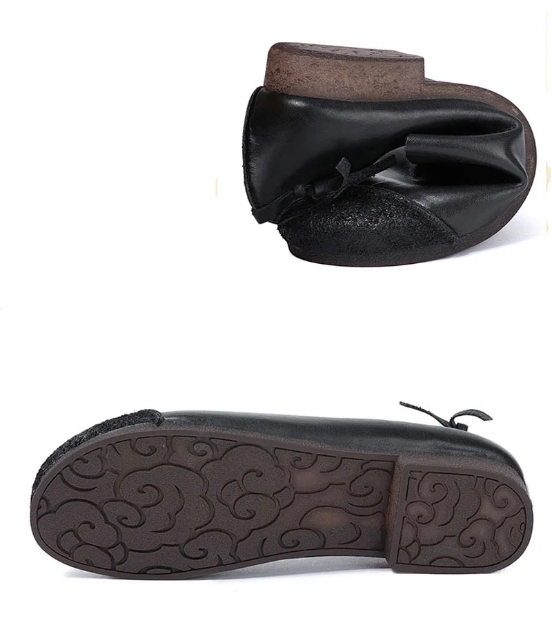 

Original handmade leather women's shoes comfortable flat casual 2019 autumn new retro women's shoes