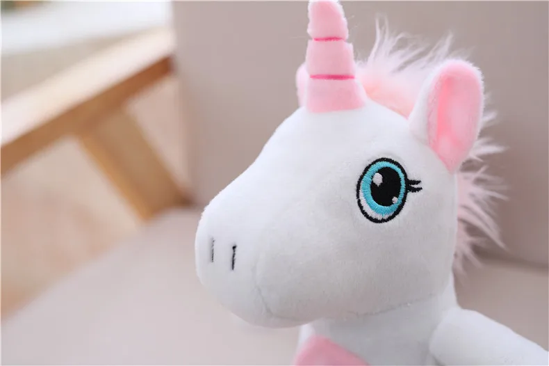 Повторите слова Kawaii Unicorn 20 см обучающие говорящие мягкие животные Лошадь