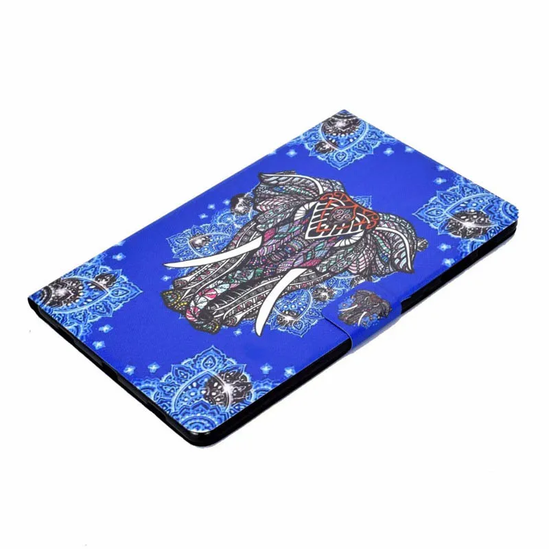Новый ультра тонкий магнит Смарт животный узор чехол для Samsung Galaxy Tab A 10 5 T590 T595 T597