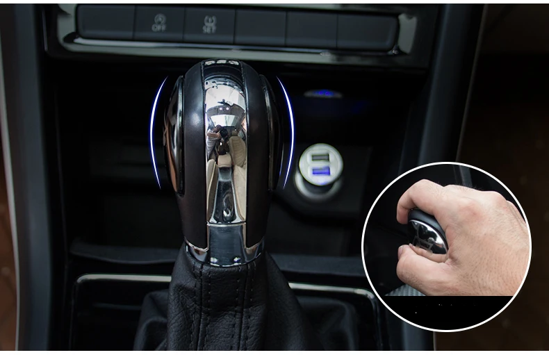 Lsrtw2017 Нержавеющая сталь автомобиля Шестерни рычаг планки для Volkswagen Passat B8 вариант Tiguan