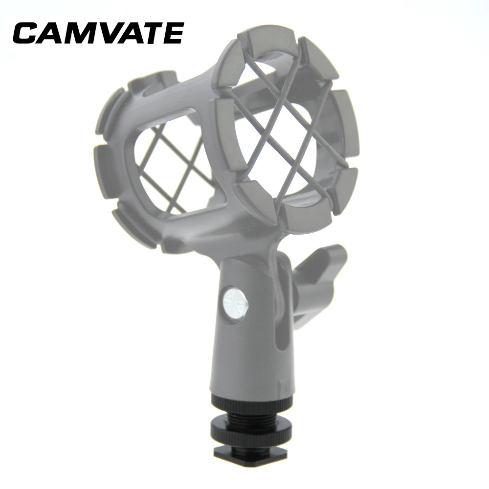 Адаптер для микрофона CAMVATE Горячий башмак на 5/8 27 дюймов (черный) C0953|Аксессуары
