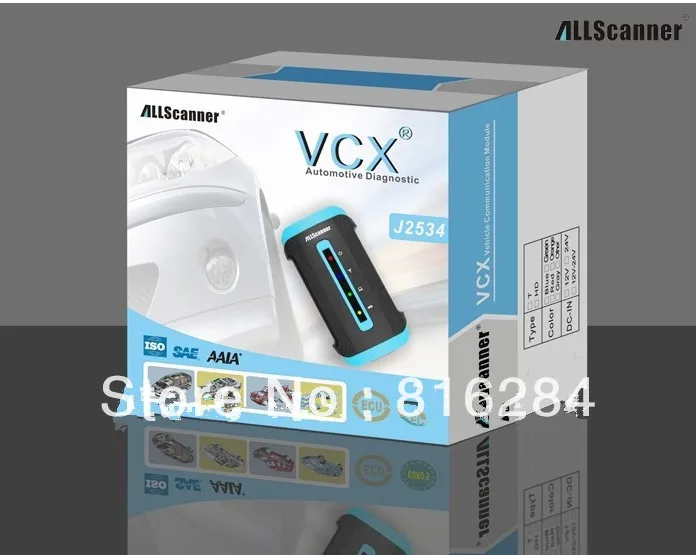 BEST Toyota TIS Techstream Scan Tool Super Allscanner VCX for Techstream--original from allscanner with original package |