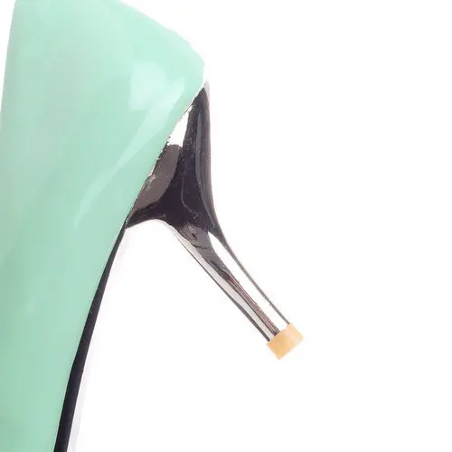 pink/apricot/white/green large size shoes sexy thin heels patent leather ladies pumps W1ST813 Med heel wedding | Обувь