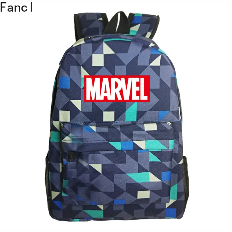 Новинка 2019 цветная школьная сумка Marvel с надписью мстители для мальчиков и