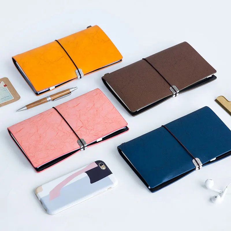 

JUGAL Creative Straps Vintage Notebook Leather Traveler Notebook Memo Diary,Filofax, Planner Organizer Office & School Supplies