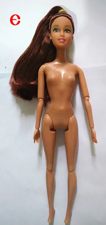 30 см Черно-коричневая кожа bjd кукла с 11 подвижными Соединенными густыми волосами для моды DIY ролевые игрушки подарки для девочек африканская кукла американская кукла
