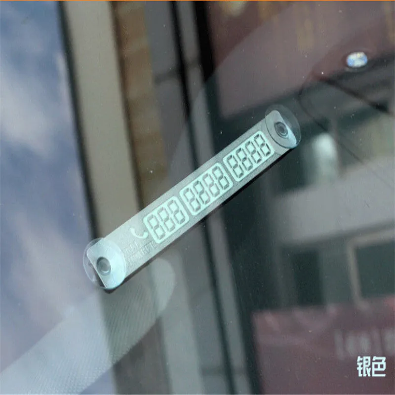 Новые стайлинга автомобилей световой временная парковка карта с присосками и