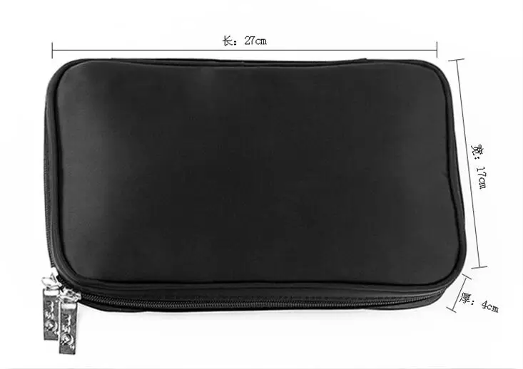 Органайзер для кистей для макияжа Bolso Mujer, косметическая сумка парусина, большая емкость, посылка, инструмент для красоты, большая емкость, чехол для хранения, сумочка