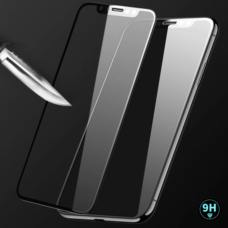 Misscase полное изогнутое 3D покрытие закаленное стекло 9h для iphone 7 8 плюс Стекло X 6 6s