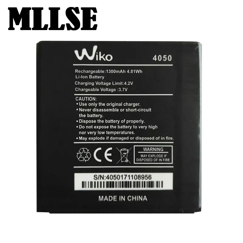 4050 WIKO 4050 5030 Ozzy Birdy Slide Аккумулятор для WIKO батареи мобильного телефона батареи+ код отслеживания - Цвет: 4050