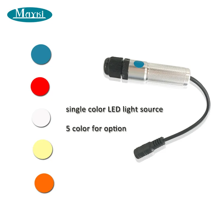 1W LED only Maykit 5 м 3,0 мм Прозрачный Прочный боковой светящийся волоконно-оптический кабель для автомобиля светильник и украшение дома - Испускаемый цвет: 1W LED only