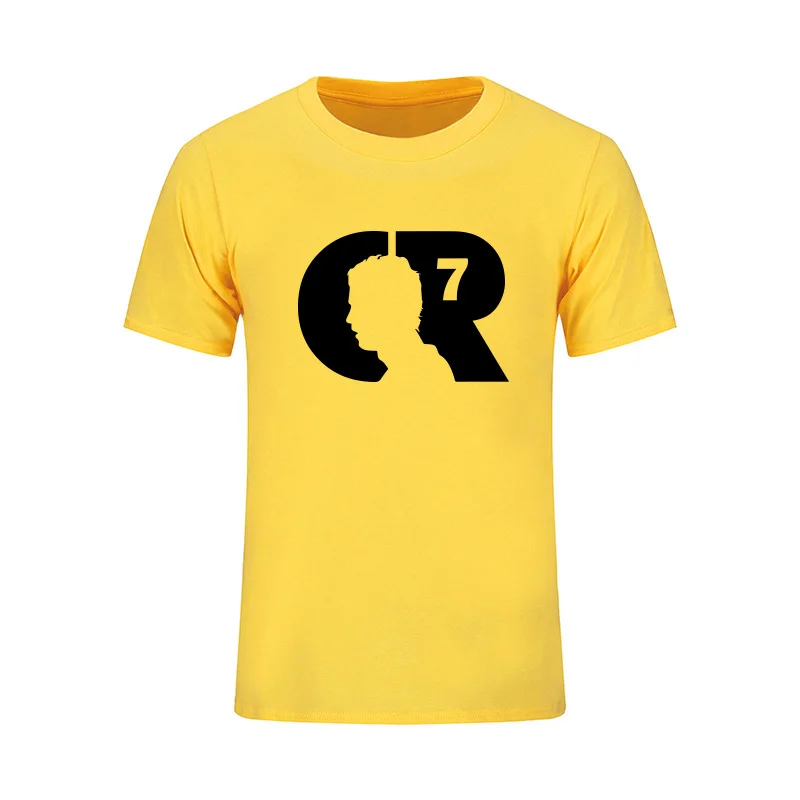 2019 Summer Cristiano Ronaldo Men's T-Shirt CR7 Custom T Shirts Design Barcelona Cotton Tops Camiseta Masculina | Мужская одежда