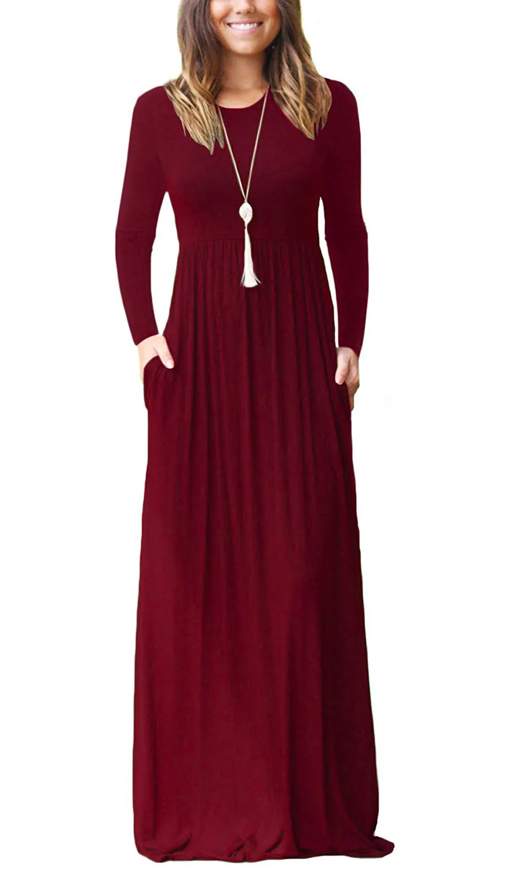 Vestidos Gravidas Одежда однотонное платье для беременных с длинным рукавом Макси низ вечерние платья для беременных женская одежда