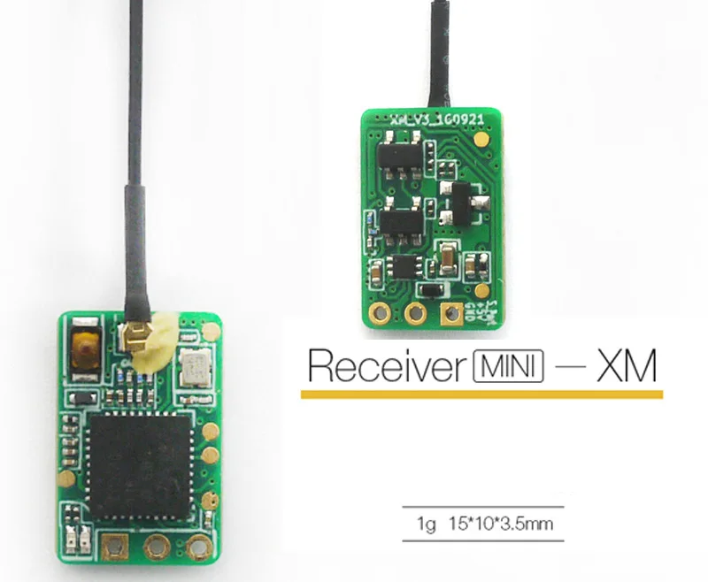 Мини-ресивер Frsky 16 каналов PWM XM +/XMR ssus выход на самолет с неподвижным крылом 1 5 км |