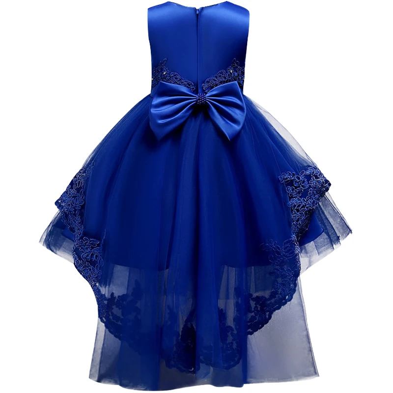 New Embroidery Girls Dresses For Birthday Party Princess Trumpet Sleeveless Wedding Dress Baby Clothes | Детская одежда и обувь