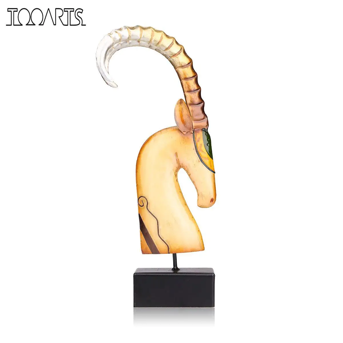 Tooarts фигурка Африканской козы металлическая фэн шуй домашний декор
