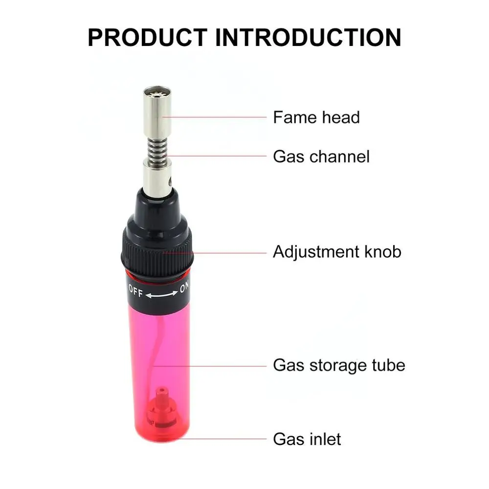 Канифоль для пайки подставка Пинцет паяльник 7 шт. Газовый Комплект с паяльной