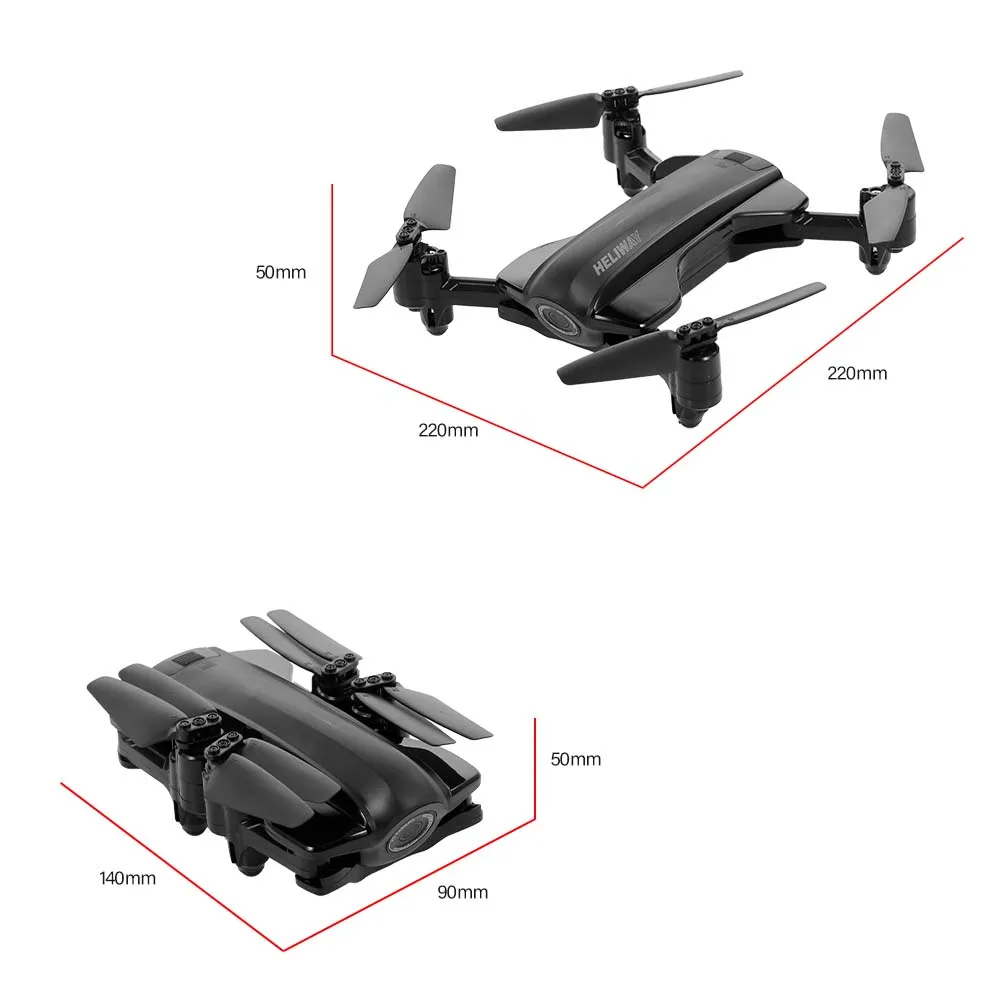 912GS широкоугольный 5G GPS Wifi FPV складной RC вертолет Дрон с камерой 1080P удержание