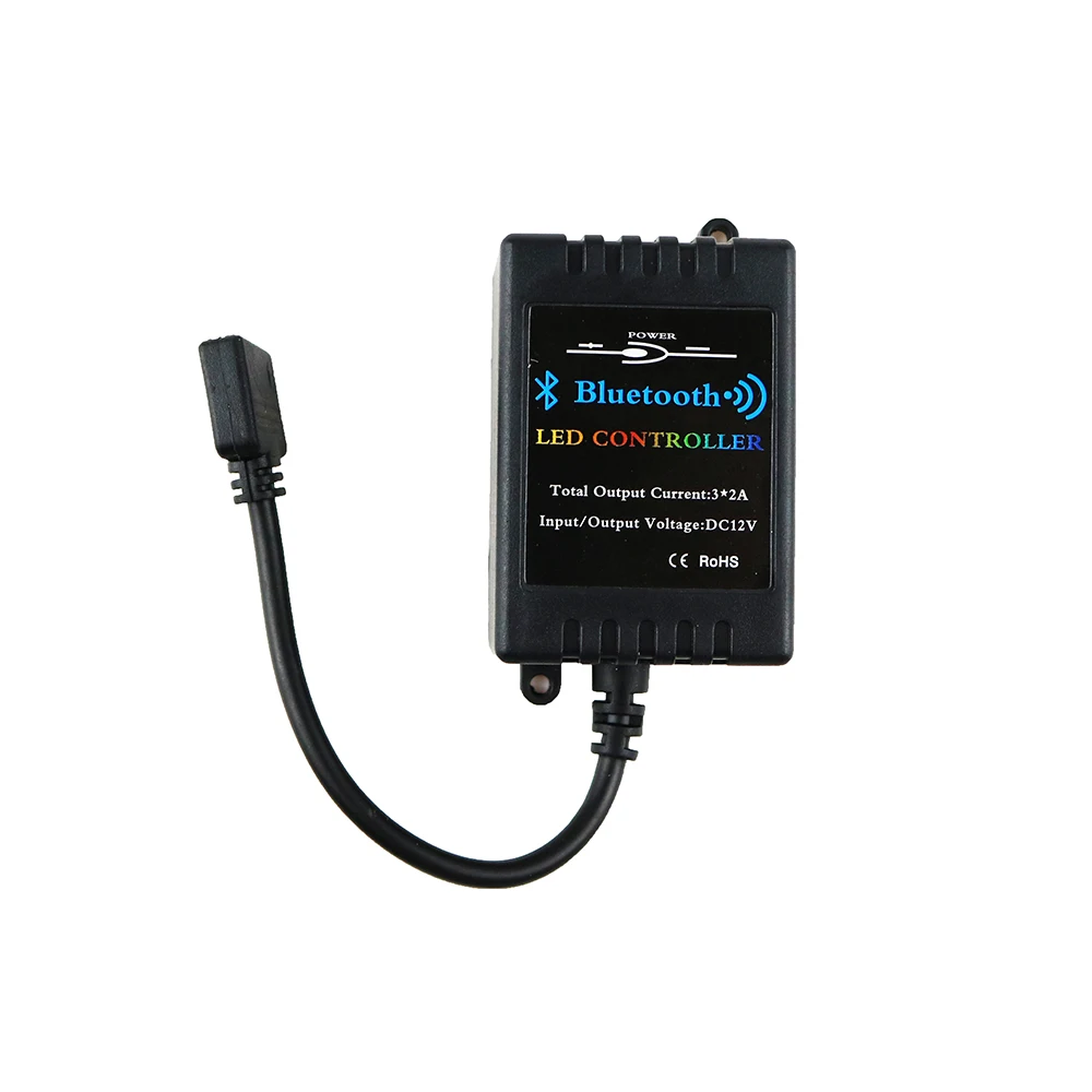 Bluetooth контроллер для светодиодных лент 12 В постоянного тока 6 А музыка время