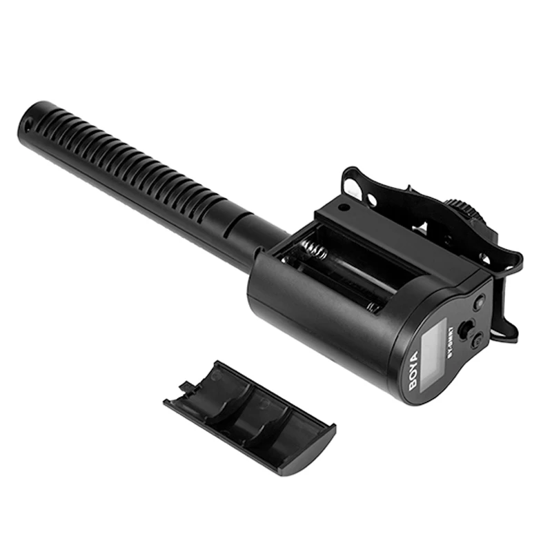 BOYA BY-DMR7 супер кардиоидный емкостный микрофон с ЖК-дисплеем Micro HDSC карта отсек для DSLR видеокамеры