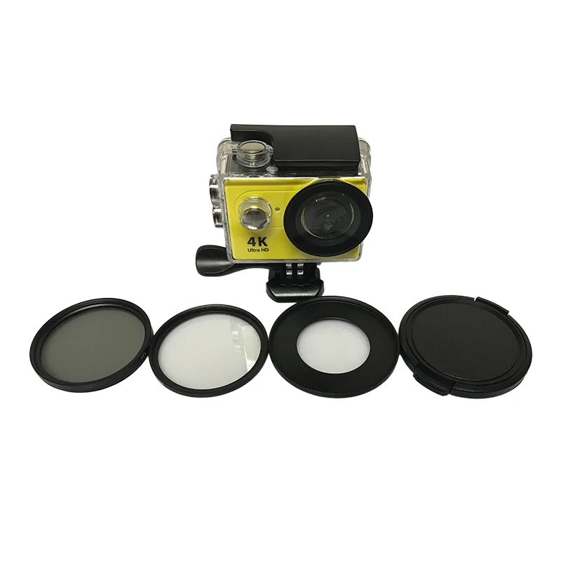 Tekcam для Eken аксессуары H9r 52 мм CPL круговой поляризатор фильтр УФ крышка объектива Eken V8S h9 h9se H8 h8r h8pro h8se H3 h3r