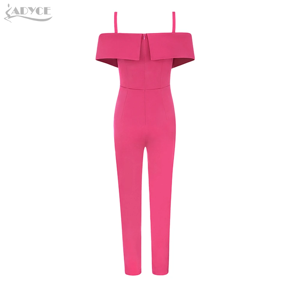Adyce новый летний розовый красный клубный комбинезон комбинезоны Vestidos Verano 2019