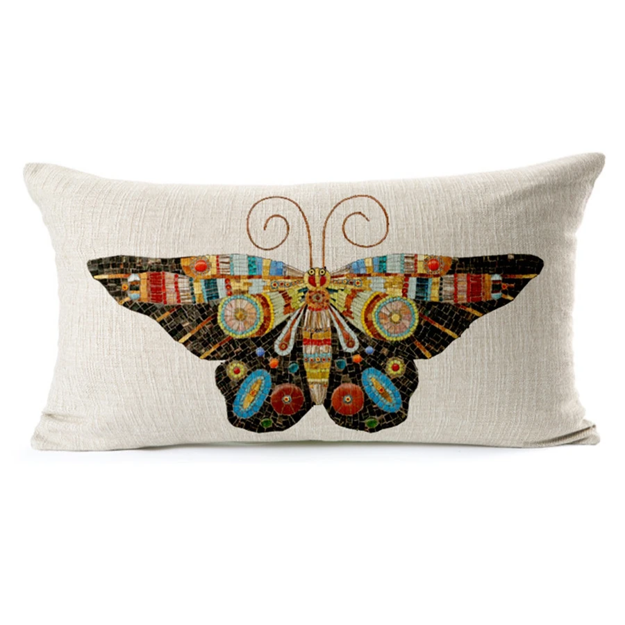 Горячая Распродажа наволочки ручной работы рисовать бабочка шаблон Лидер продаж