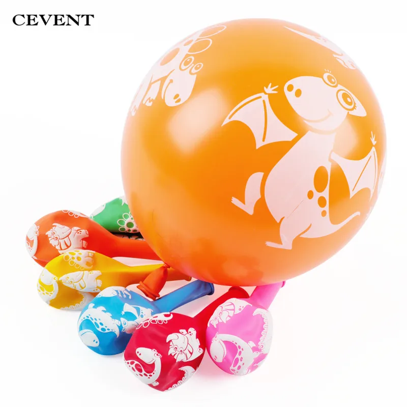 CEVENT 10 шт./компл. 12 дюймовые шары динозавра утолщенные детские игрушечные