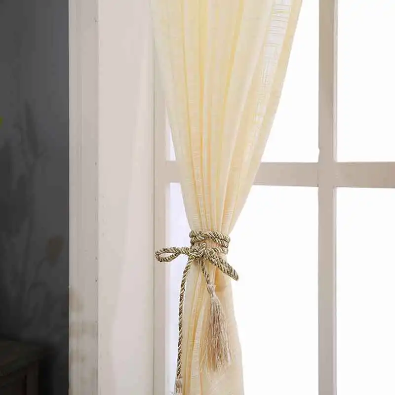 1 шт. тюль для окон и шнурок из хлопка|tulle curtains|rod pocketcurtain blinds |